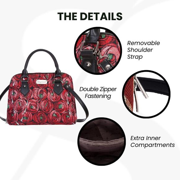 1702 Tapestry Hand Shoulder Bag Cross Body Purses Handbag Satchel Bag In main image 1